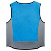 Ergodyne Wet Evaporative Cooling Vest, PVA, Zipper Closure, Blue, 4XL 12698